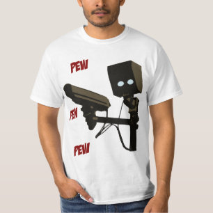 Bank-Bank-Bank-Laser-Radar-Gewehr-Roboter T-Shirt