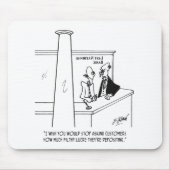 Bank-Cartoon 3635 Mousepad (Vorne)