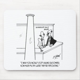 Bank-Cartoon 3635 Mousepad