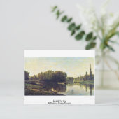 Bank der Oise von Daubigny Charles-François Postkarte (Stehend Vorderseite)