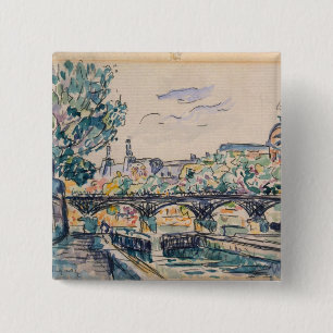 Bank der Seines nahe dem Pont des Arts Button