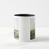 Bank der Sommer-Blumen Tasse (Zentrum)