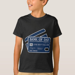 Bank des Vaters Kreditkarte Imso Pleite Lustiger V T-Shirt