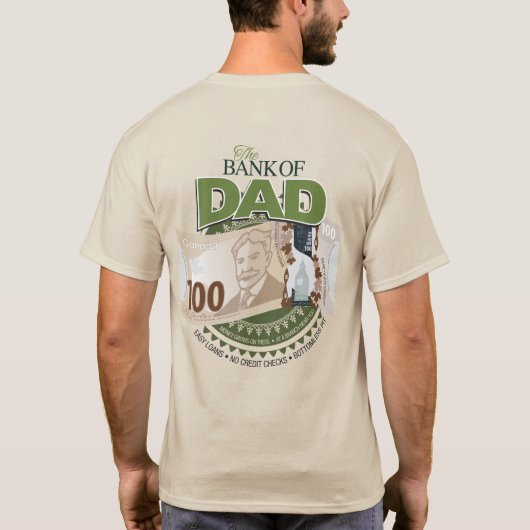 Bank des Vaters T-Shirt (Rückseite)