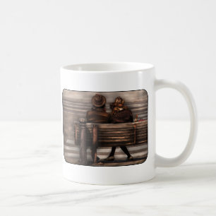 Bank - Ein Paar außerhalb der Zeit Kaffeetasse