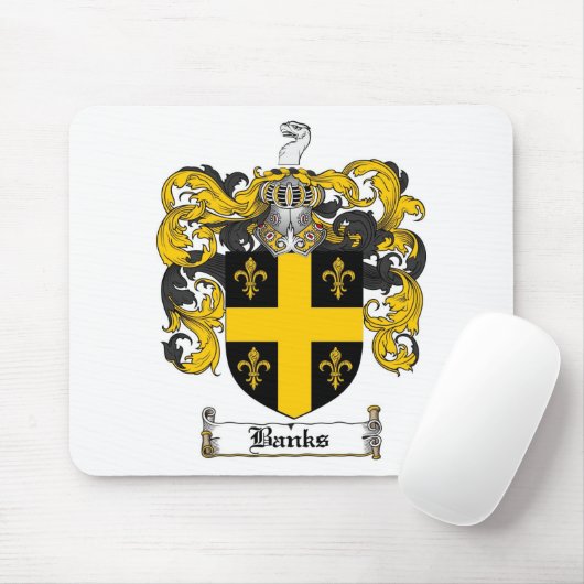 BANK-FAMILIENWAPPEN - BANK-WAPPEN MOUSEPAD (Mit Mouse)