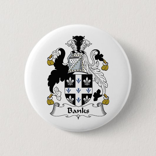 Bank-Familienwappen Button (Vorderseite)
