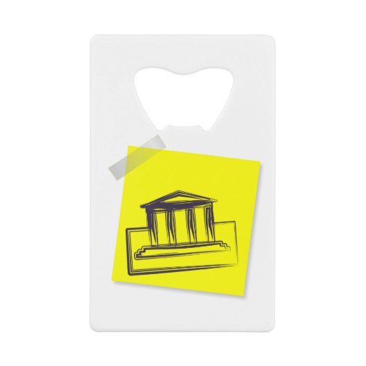 Bank Geldbeutel Flaschenöffner (Vorderseite)