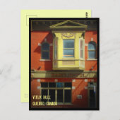 Bank Hotel Architecture Downtown Vieux Hull Postkarte (Vorne/Hinten)