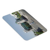 Bank in Sharm El Sheikh Postcard Magnet (Rechte Seite)