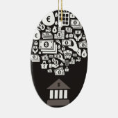 Bank Keramik Ornament (Rechts)