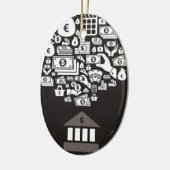 Bank Keramik Ornament (Links)