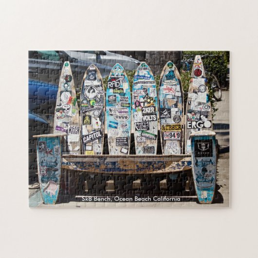 Bank-Laubsäge des Brett-Sk8 Puzzle (Horizontal)