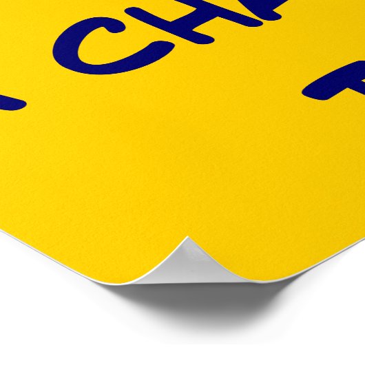 Bank like a champion today poster (Ecke)