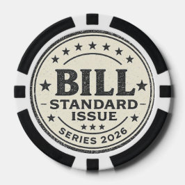 BANK OF BILL Autorisierte Spielwährung Pokerchips