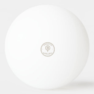 Bank of Bill Offizieller Ausgabe Ping-Pong-Ball Tischtennisball