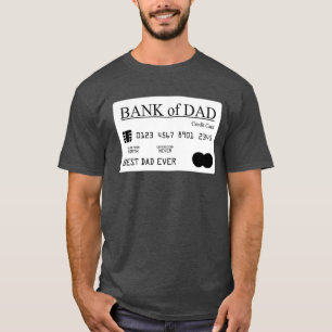 Bank Of Dad Bester Vater Papa Vatertagsgeschenk T-Shirt