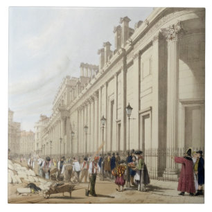 Bank of England, das in Richtung der Villa Ho Fliese