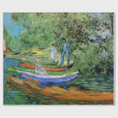 Bank of the Oise in Auvers von Vincent van Gogh Geschenkpapier (Flach)
