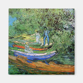 Bank of the Oise in Auvers von Vincent van Gogh Magnet (Vorne)