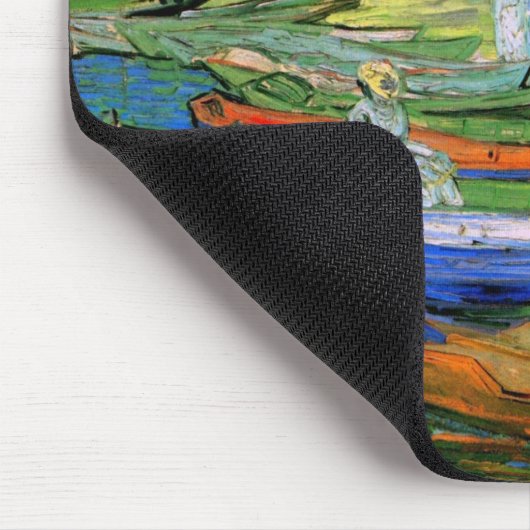 Bank of the Oise in Auvers von Vincent van Gogh Mousepad (Ecke)