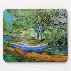 Bank of the Oise in Auvers von Vincent van Gogh Mousepad
