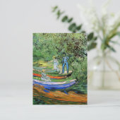 Bank of the Oise in Auvers von Vincent van Gogh Postkarte (Stehend Vorderseite)