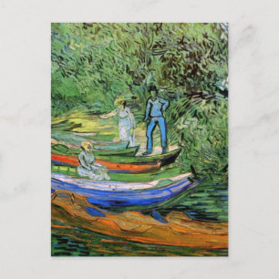 Bank of the Oise in Auvers von Vincent van Gogh Postkarte