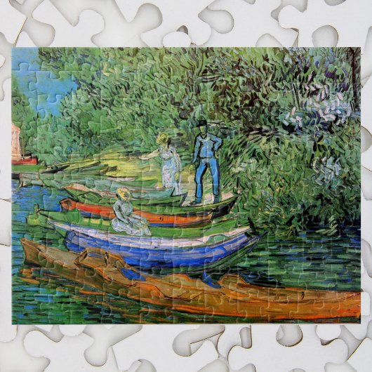 Bank of the Oise in Auvers von Vincent van Gogh Puzzle