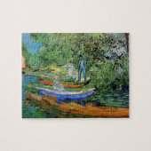 Bank of the Oise in Auvers von Vincent van Gogh Puzzle (Horizontal)