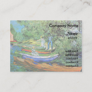 Bank of the Oise in Auvers von Vincent van Gogh Visitenkarte