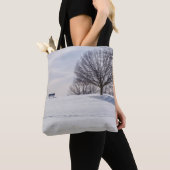 Bank on Snow Covered Hill Tasche (Von Nahem)