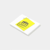 Bank Post-it Klebezettel (angewinkelt)