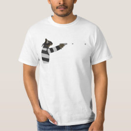 Bank-Räuber-Katzen-Zündungs-Bienen-Bienen-Gewehr T-Shirt