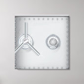 Bank Safe Leinwanddruck (Vorderseite)