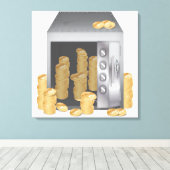Bank Safe Leinwanddruck (Insitu (Holzboden))