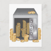 Bank Safe Postkarte (Vorderseite)