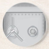 Bank Safe Sandstein Untersetzer (Vorne)