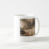 Bank-Teich-Dampf Kaffeetasse (VorderseiteRechts)