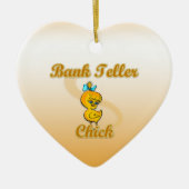 Bank Teller Chick Keramikornament (Vorne)