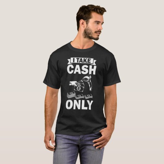 Bank Teller Outfits Cashier Outfit Cash Controller T-Shirt (Vorne ganz)