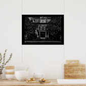 Bank von Oberkanada Gebäude Nr. 3 an der Grenze Poster (Küche)