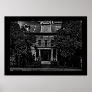 Bank von Oberkanada Gebäude Nr. 3 an der Grenze Poster