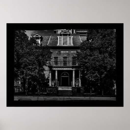 Bank von Oberkanada Gebäude Nr. 3 an der Grenze Poster (Vorne)