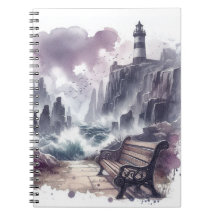 Bank vor dem Leuchtturm