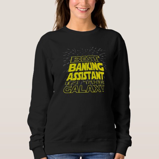 Bankassistent Cool Galaxy Job Sweatshirt (Vorderseite)
