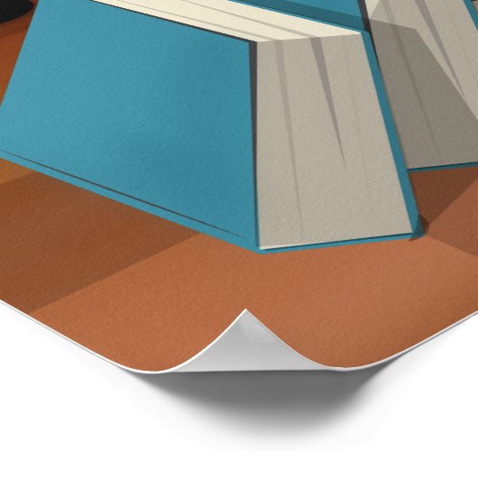 Bankbüro Poster (Ecke)