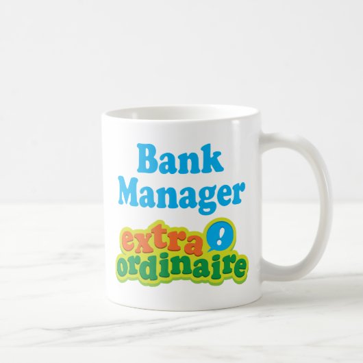 Bankdirektor-Extraordinaire Geschenk-Idee Kaffeetasse (Rechts)