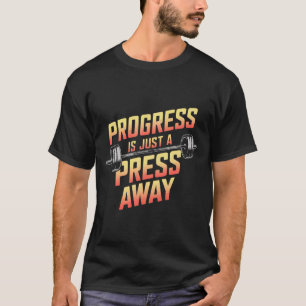Bankdrücken-Übung Bodybuilding Fitness-Training  T-Shirt