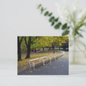 Bänke Postkarte (Stehend Vorderseite)